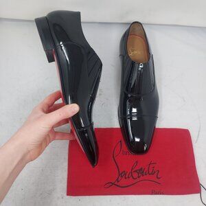 Christian Louboutin Greg on MENS Flat Patent Leather Shoe